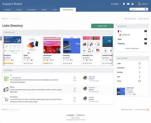IPS插件-Links Directory-链接目录
